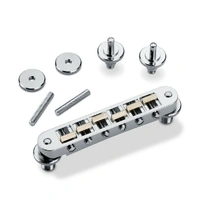 Schaller Guitar Bridge GTM powered by KTS Titanium Saddles  Chrome