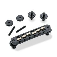 Schaller Guitar Bridge GTM powered by KTS Titanium Saddles Black Chrome