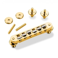 Schaller Guitar Bridge GTM powered by KTS Titanium Saddles  Gold