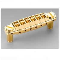 Schaller Signum Locking Guitar Bridge - Gold Made in Germany 12350500