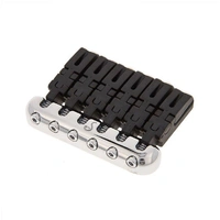 Schaller Hannes6  6-string Guitar Bridge  Chrome Hannes 12010200 / 44721