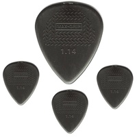 Dunlop Nylon Max Grip Guitar Picks - 1.14 mm Gauge - 4 picks 449R114
