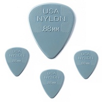 Dunlop Standard Nylon Guitar Picks 4 Picks 44R.88   0.88 mm  Dark Grey