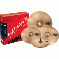 Sabian B8X Performance Cymbal Set - 14/16/20 inch - with Free 18 inch Crash