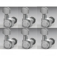 Schaller Machines 6-in-L - Locking F-Series Tuners - Satin Chrome - SC501073