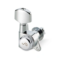 Schaller Rear Locking Machines 6 in Line Chrome M6-135