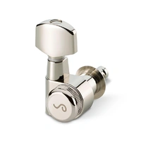 Schaller M6-PIN Rear locking Machines 6-in-L- Nickel - with Location Pin