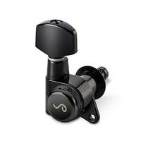 Schaller Locking Machines 6 in Line Black Lefty - Reverse Headstock