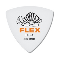 Dunlop Dunlop Tortex Flex Orange Triangle Guitar Picks 0.60 mm , 72 picks