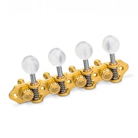 Schaller GrandTune Mandolin Tuners / Machines A style Gold / Pearl Set of 8