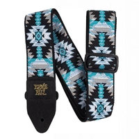 Ernie Ball 4609  Albuquerque Blue Jacquard Strap -  Guitar Strap