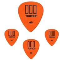 Dunlop 462R0.60 Tortex TIII 0.60 mm, 4 Picks / Plectrums Guitar Picks orange