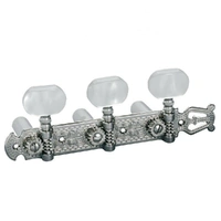 Schaller machines 3/3 Classic / Plate Nickel LNI1-10340152  Set of 6 Tuners