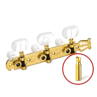 Schaller guitar machines 3/3 steel / lyre  plate Rear - Gold