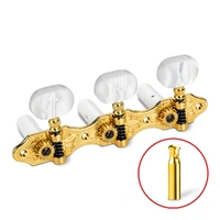 Schaller Machines 3/3 Steel/Hauser Plate (Rear) – Gold HG3