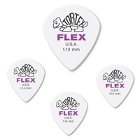 Dunlop 4681.14 Tortex Flex Jazz III Guitar Picks 4 Picks Purple 1.14mm