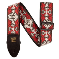 Ernie Ball 4695 Red Trellis  Jacquard Strap -  Guitar Strap