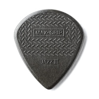 Dunlop Max Grip Jazz III Carbon Fiber Guitar Picks , 24 picks , 471R3C