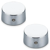 Schaller Guitar Speed Knobs (Set Of 2) Chrome 151-15030200