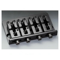 Schaller Bass Guitar Bridge (4-Str) 2000 Black Chrome - 12160400