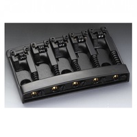 Schaller Bass Guitar Bridge 5-String Bass 3D5  Black Chrome  12140400
