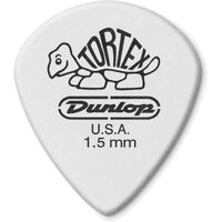 Jim Dunlop Tortex White Jazz III Guitar Picks 1.50mm , 72 picks
