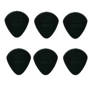Dunlop 47R1S Black Stiffo Nylon Jazz I Guitar Picks 1.00mm - 6 Picks