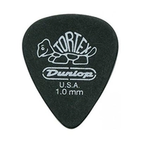 Dunlop Tortex Pitch Black 1.0 mm Standard  Guitar Picks - 72 picks