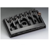 Schaller Electric Guitar Bridge - 3D6 Black Chrome 1475 - 12120400