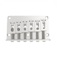 Hipshot 6 String Ibby FP Ibanez Guitar Retrofit Bridge - Stainless Steel