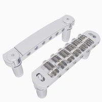 Hipshot 6 String Tone-A-Matic Guitar Bridge and Tailpiece Kit - Chrome