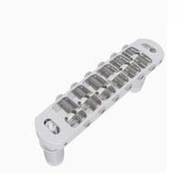 Hipshot 6 String Tone-A-Matic Guitar Bridge - Chrome - Nashville Studs