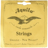 Aquila 4U Soprano Ukulele Nylgut Strings Set Regular Tuning GCEA , Italian Made
