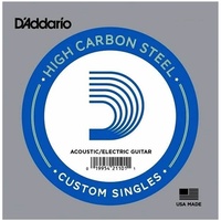 5 x D'Addario PL018 Single Plain Steel .018 Acoustic or Electric Guitar Strings