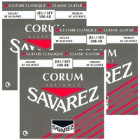 3 sets Savarez 500AR Corum Alliance Classical Guitar Strings Normal Tension 