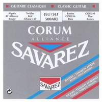 Savarez 500ARJ Alliance/Corum NT/HT Classical Guitar Strings, Full Set