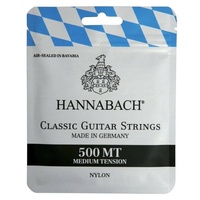 Hannabach 500MT Classical Guitar Strings Medium Tension Made in Germany 500-MT