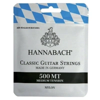 Hannabach 500MT Classical Guitar Strings Medium Tension Made in Germany 500-MT