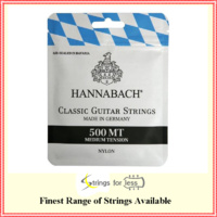 Hannabach 500MT Classical Guitar Strings Medium Tension Made in Germany