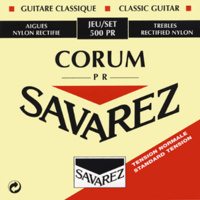Savarez 500PR Rectified Trebles, Corum Basses Normal Tension Strings Full Set
