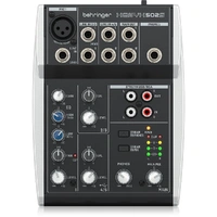 Behringer Xenyx 502S Premium Analog 5-Input Mixer w/ USB Streaming Interface