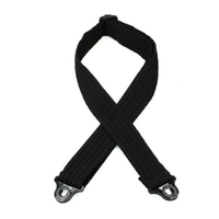 D'Addario Planet Waves Auto Lock Guitar Padded Strap Black - self locking Strap