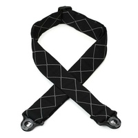 D'Addario 50BAL02 Auto Lock Guitar Padded Strap Black - Diamonds