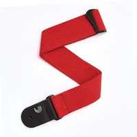 Planet Waves by D'Addario  50CT05  Cotton Guitar Strap, Red