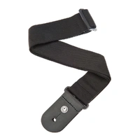 D'Addario Woven Guitar Strap, Black Tube