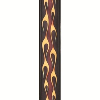 D'Addario Hot Rod Flame Guitar Strap, Red