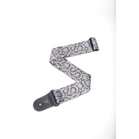 D'Addario Polyester Printed Snake Skin Guitar Strap