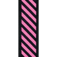 D'Addario Polypropylene Guitar Strap w/ Stripe Jacquard, Pink