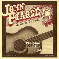 John Pearse Silk and Phosphor Bronze Acoustic Guitar Strings 510L Light 11-49
