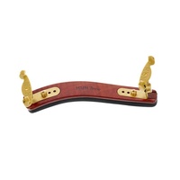Kun Bravo 4/4 Violin Shoulder Rest - Maple with Brass Fittings and Bag